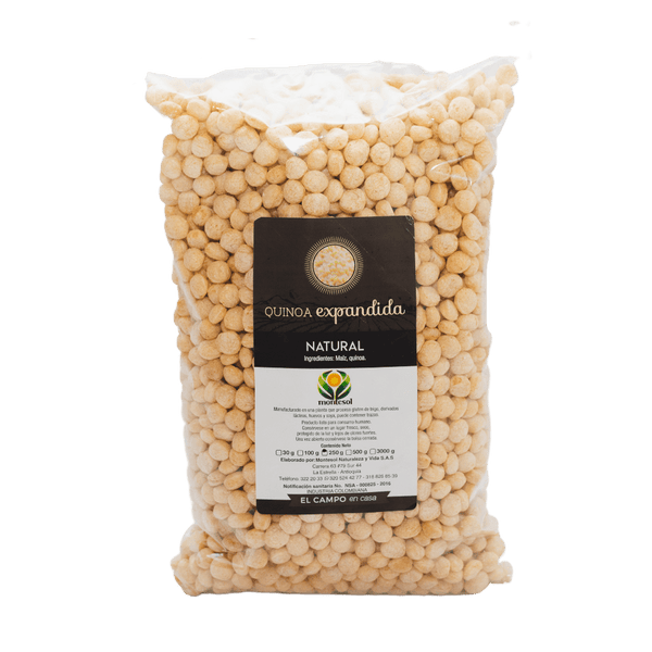 Quinoa Expandida Natural 250 gr - MercaViva Medellín
