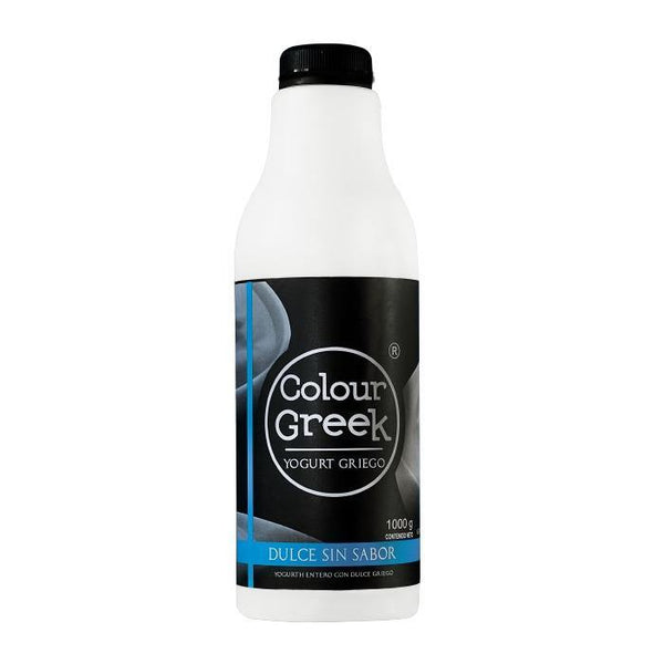 Yogurt griego sabor natural endulzado 1 litro - MercaViva Medellín